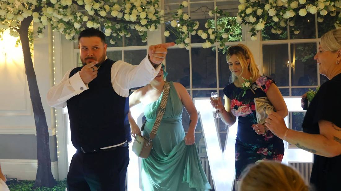 Guests celebrating together